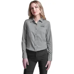 Ladies Long Sleeve Nottingham Shirt Model Image